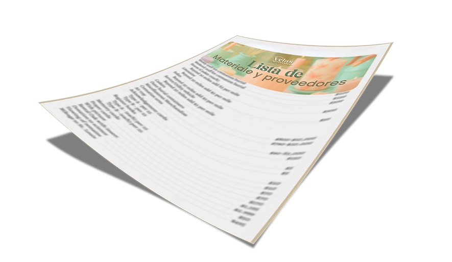 Lista de materiales y proveedores