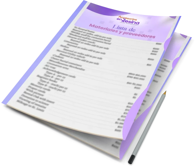 Lista de materiales y proveedores