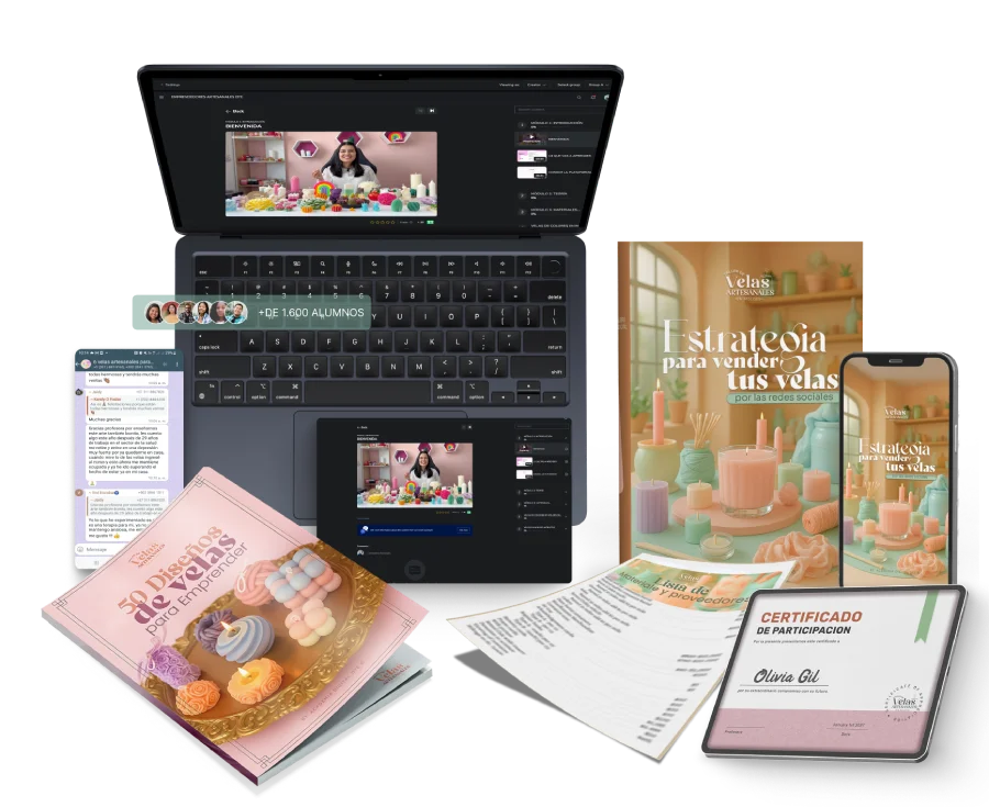 Curso Negocio de Velas Artesanales