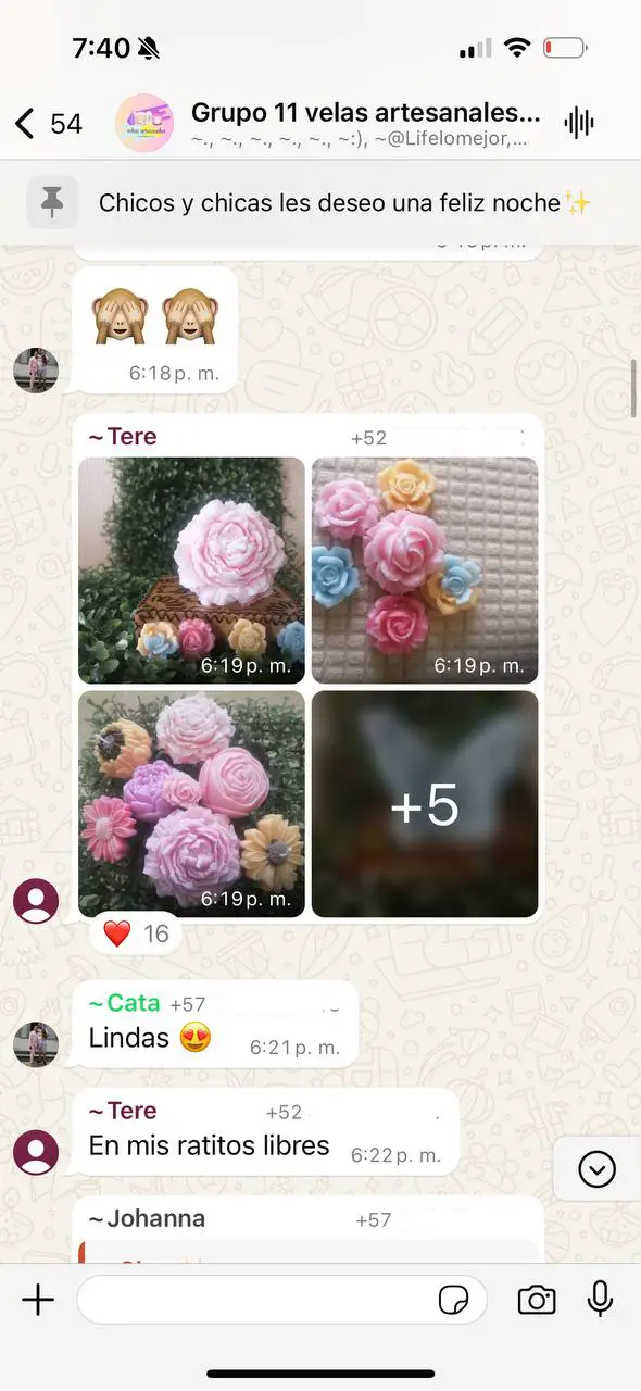 Testimonio de alumna taller de velas