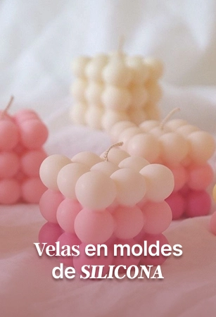 Velas en moldes de silicona